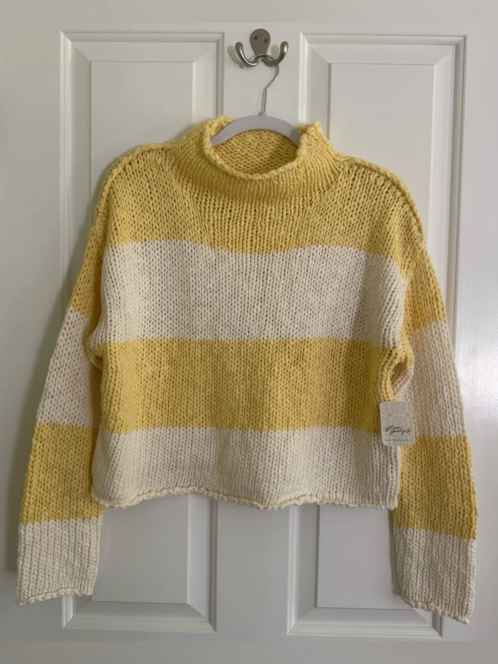 Free People Opal Stripe Rugby Sweater Women's Size XS ***New With Tags